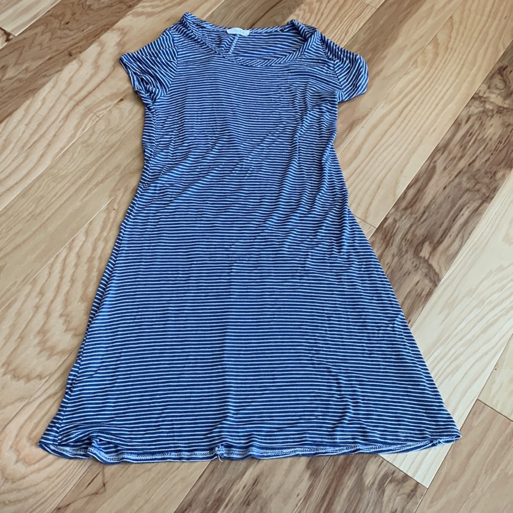 Olivia Rae Striped T-Shirt Dress